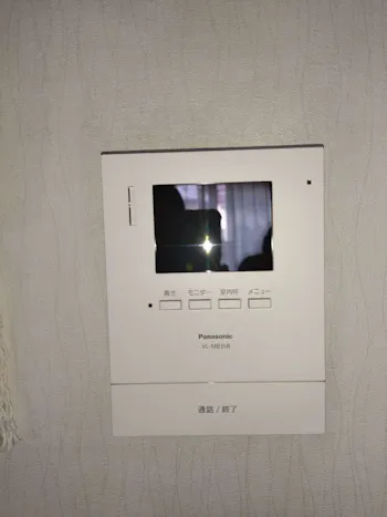 東京都青梅市のお客様のドアホン交換工事