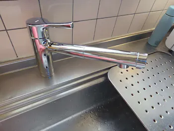 栃木県日光市のお客様のキッチン水栓工事
