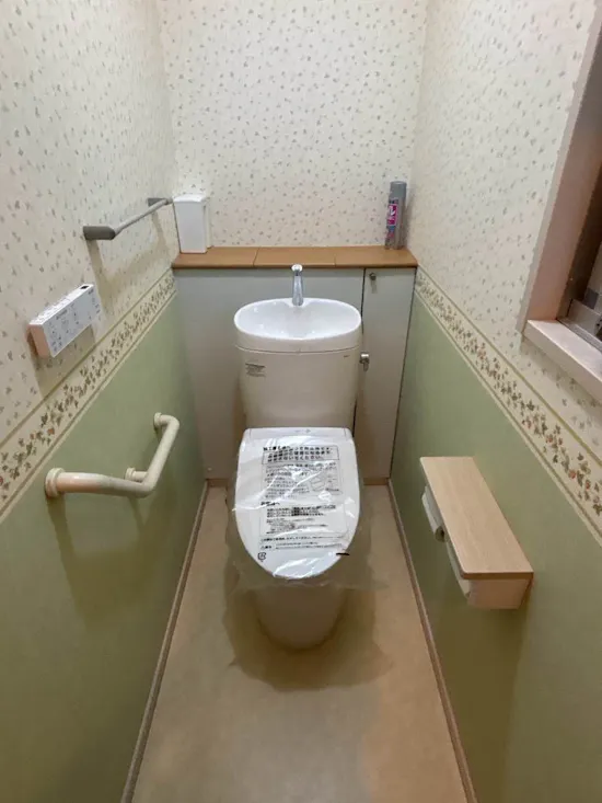 工事後　群馬県前橋市のお客様のトイレ工事