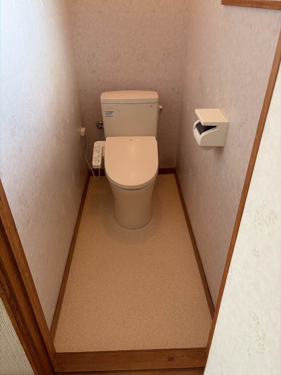 山梨県富士吉田市のお客様のトイレ工事