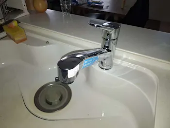 宮城県大崎市のお客様のキッチン水栓工事