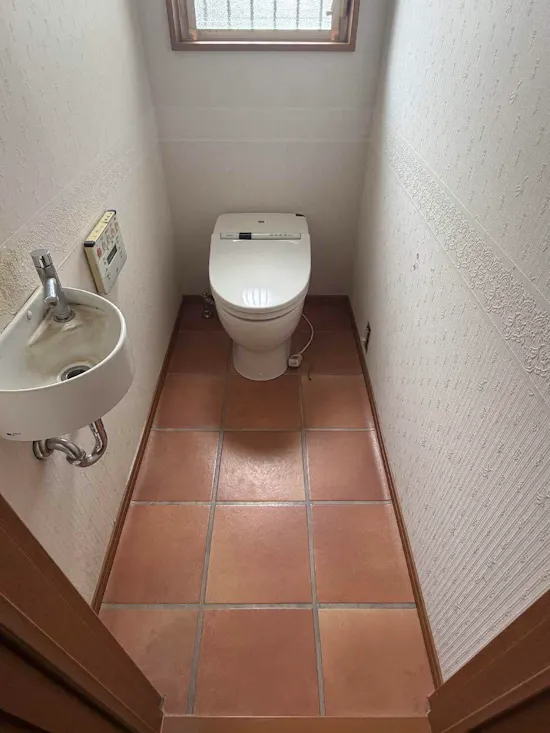 工事前　埼玉県加須市のお客様のトイレ工事