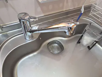 栃木県宇都宮市のお客様のキッチン水栓交換工事