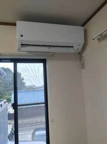 三重県津市のお客様のエアコン2台交換工事