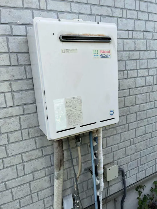 工事前　埼玉県羽生市のお客様のガス給湯器工事