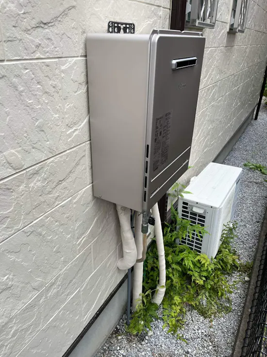 工事後　埼玉県加須市のお客様の給湯器工事