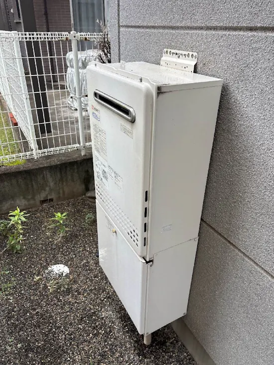 工事前　群馬県前橋市のお客様のガス給湯器工事