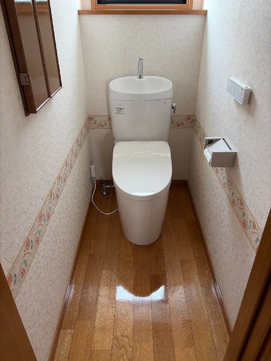 工事後　山梨県南都留郡西桂町のお客様のトイレ工事
