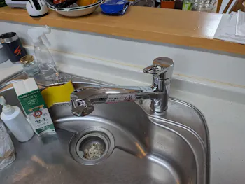 愛知県豊田市のお客様のキッチン水栓工事