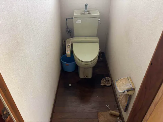 工事前　埼玉県深谷市のお客様のトイレ工事