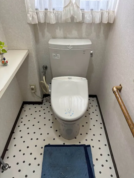 工事前　静岡県袋井市のお客様のトイレ工事