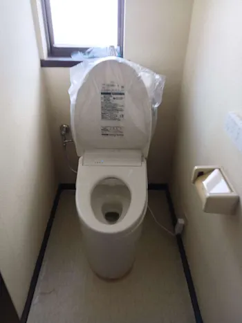 栃木県塩谷郡高根沢町のお客様のトイレ工事