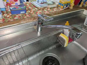 静岡県駿東郡清水町のお客様のビルトインコンロ・レンジフード・キッチン水栓交換工事　具体的な工事内容2