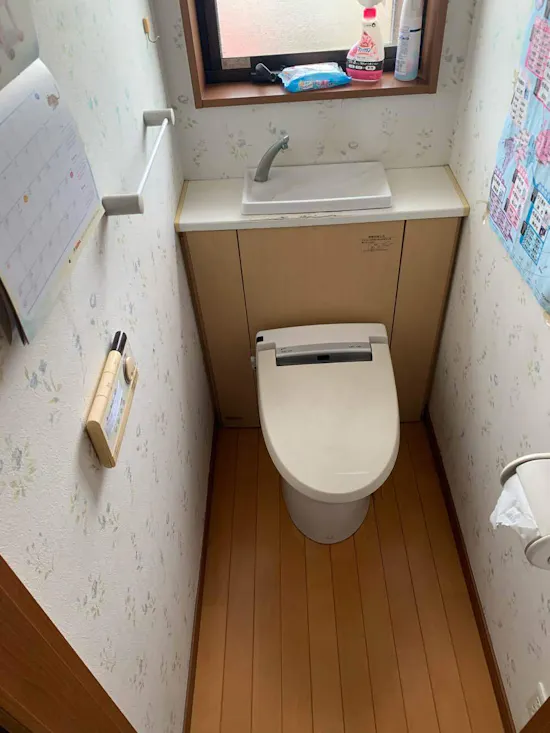 工事前　埼玉県羽生市のお客様のトイレ交換工事