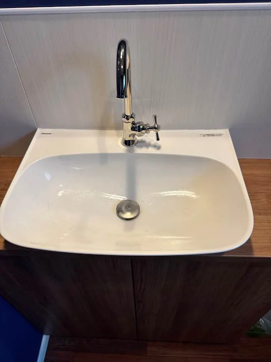 工事後　静岡県周智郡森町のお客様のトイレ手洗い交換工事