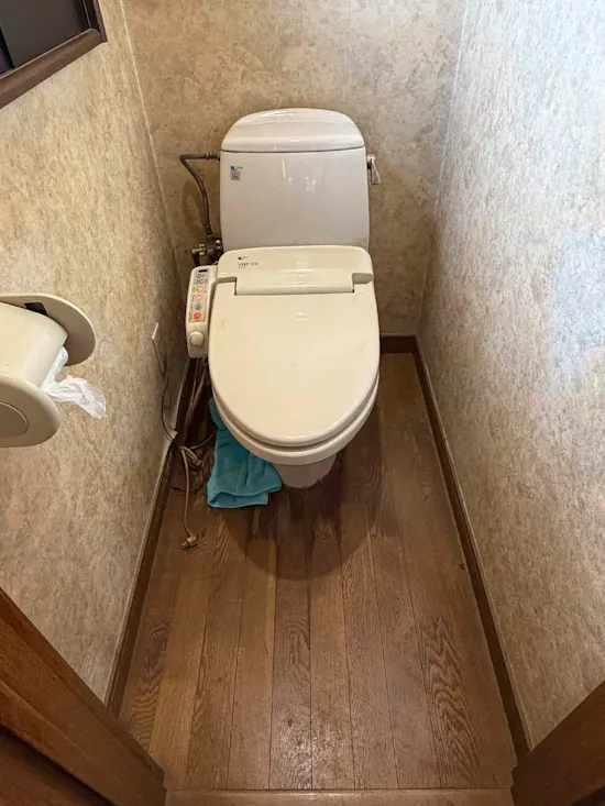 工事前　埼玉県加須市のお客様のトイレ工事