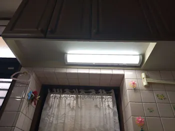 埼玉県入間市のお客様のキッチン照明器具工事　具体的な工事内容1