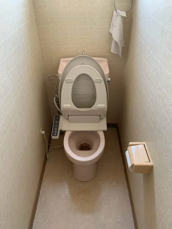工事前　埼玉県羽生市のお客様のトイレ工事