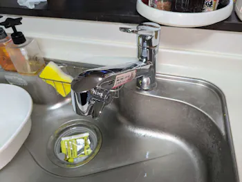 静岡県沼津市のお客様のキッチン水栓工事