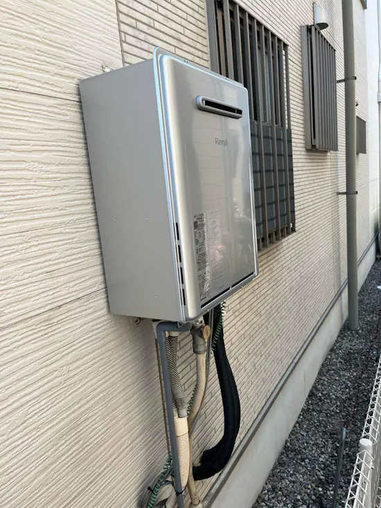 工事後　埼玉県鴻巣市のお客様のガス給湯器工事