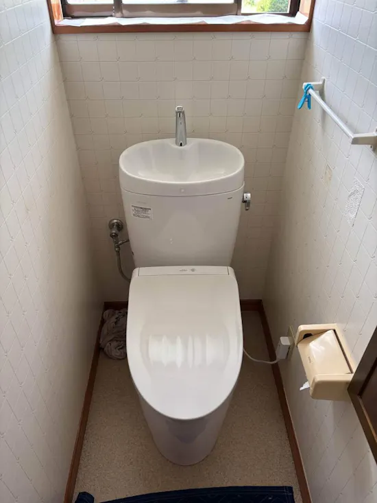 工事後　茨城県牛久市のお客様のトイレ工事