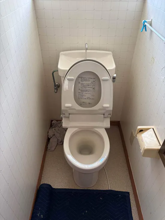 工事前　茨城県牛久市のお客様のトイレ工事