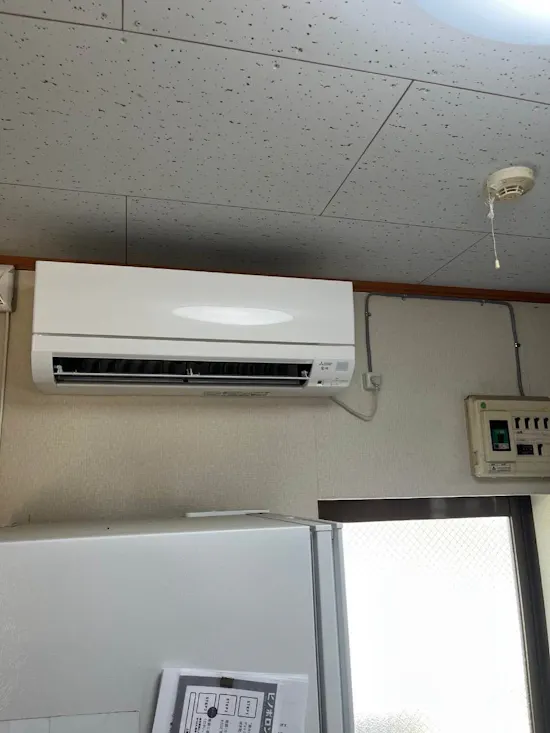 工事後　埼玉県久喜市のお客様のエアコン新規設置工事
