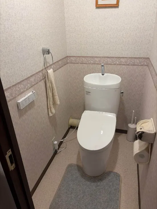 工事後　山梨県南都留郡山中湖村のお客様のトイレ工事
