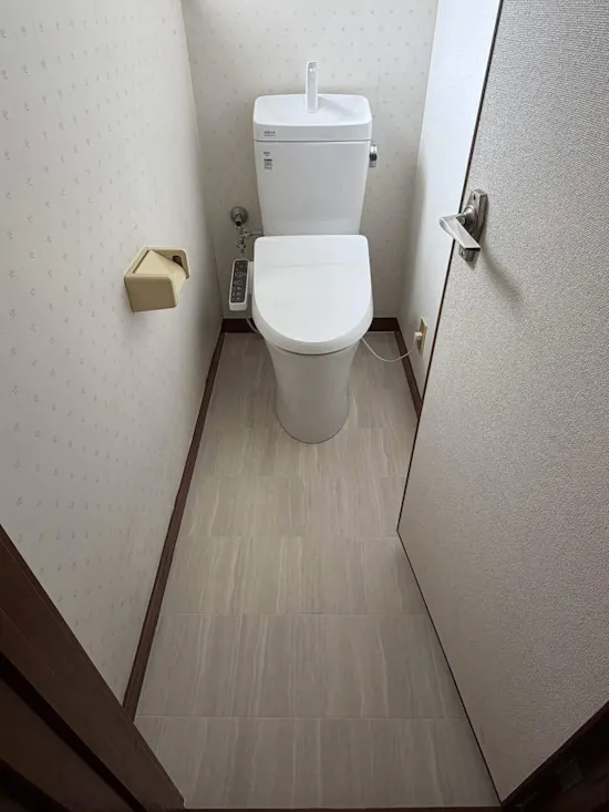 工事後　埼玉県加須市のお客様のトイレ工事