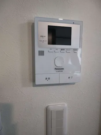 福島県いわき市のお客様のTVドアホン交換工事　具体的な工事内容1