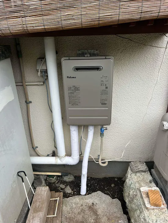 工事後　静岡県沼津市のお客様のガス給湯器工事