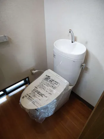 福島県いわき市のお客様のレンジフード・トイレ交換工事　具体的な工事内容1