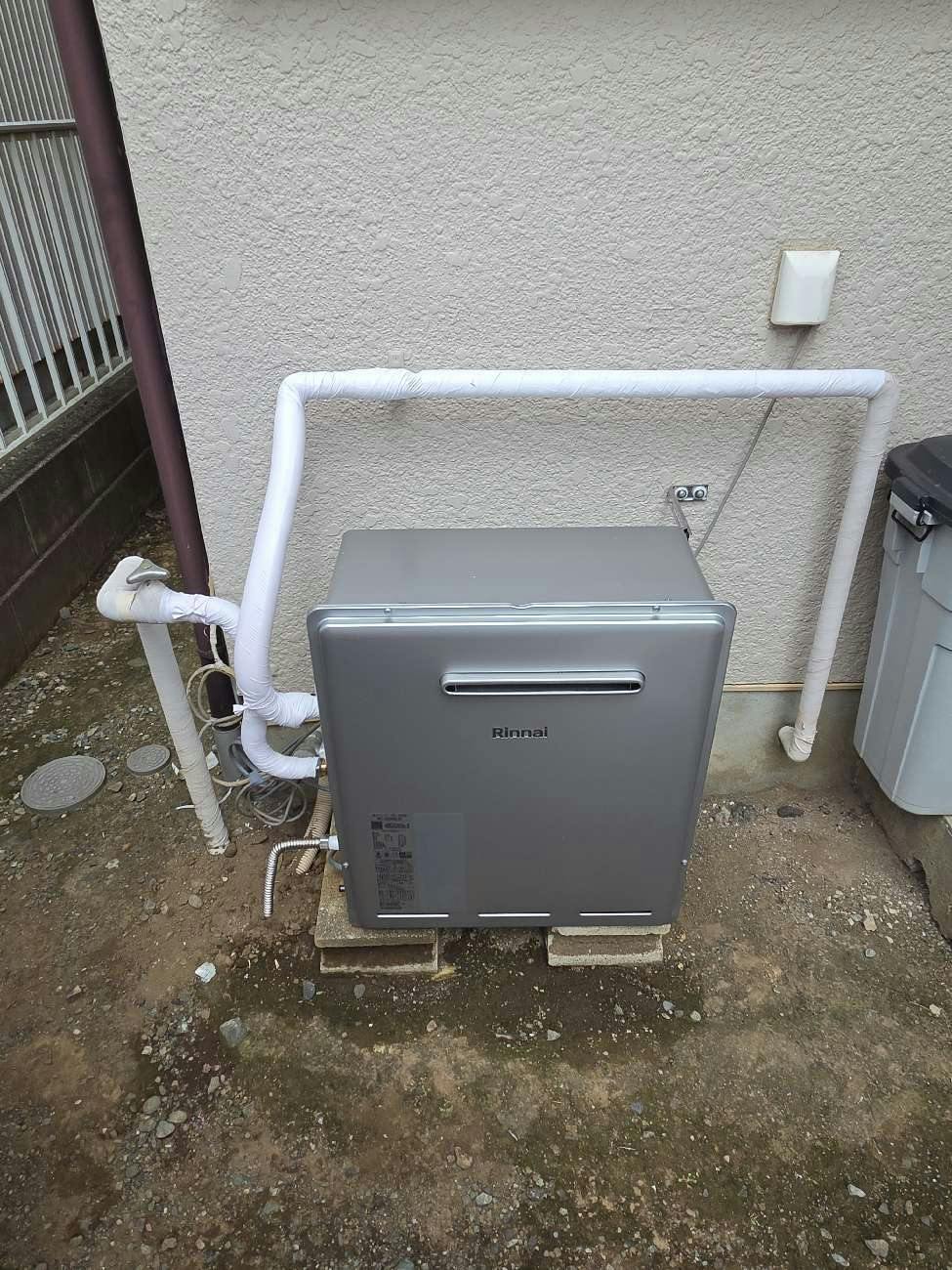 神奈川県茅ヶ崎市のお客様のガス給湯器工事