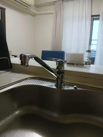 茨城県水戸市のお客様のキッチン水栓工事