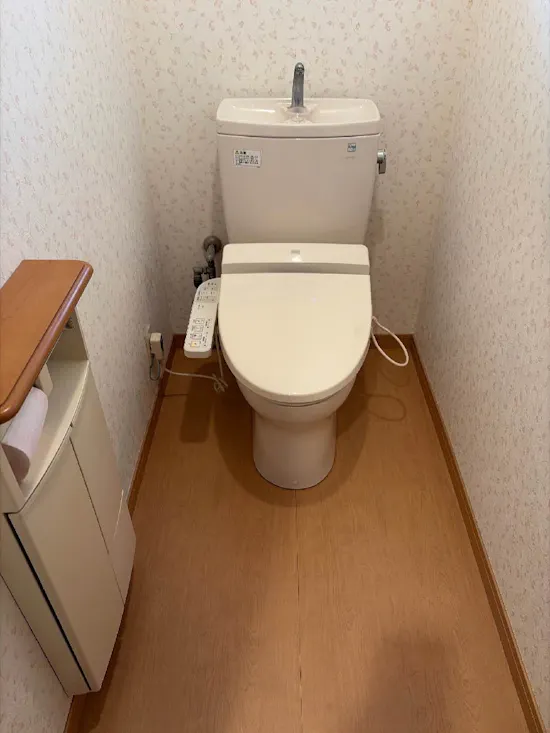 工事前　山梨県大月市のお客様のトイレ工事