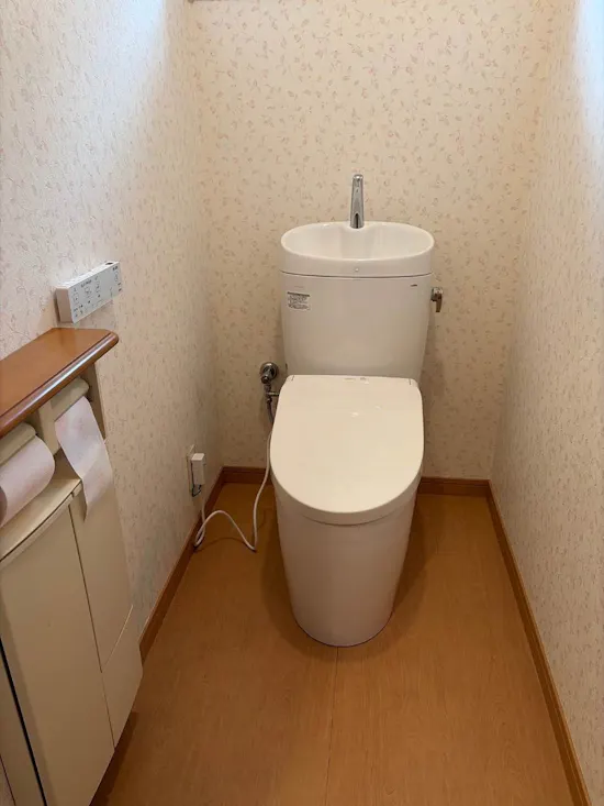 工事後　山梨県大月市のお客様のトイレ工事