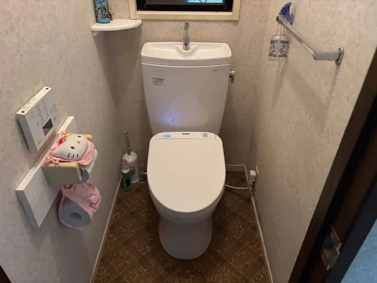 工事前　埼玉県熊谷市のお客様のトイレ工事