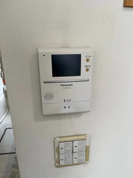 工事前　埼玉県久喜市のお客様のTVドアホン交換工事