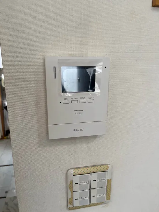 工事後　埼玉県久喜市のお客様のTVドアホン交換工事