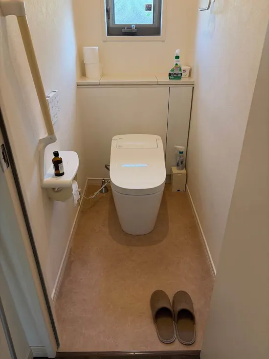 工事後　山梨県上野原市のお客様のトイレ工事