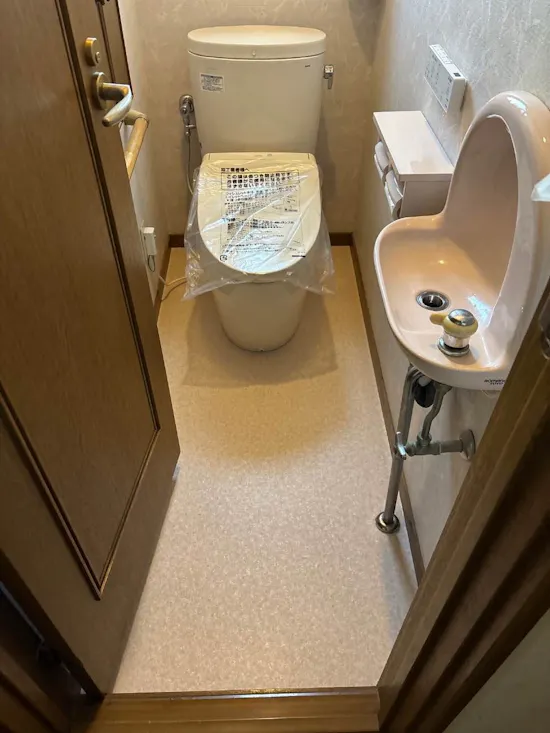 工事後　群馬県安中市のお客様のトイレ工事