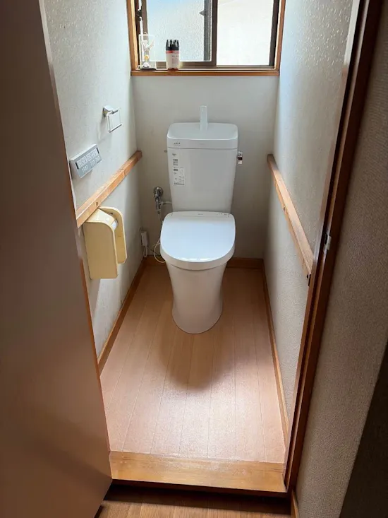 工事後　山梨県都留市のお客様のトイレ工事