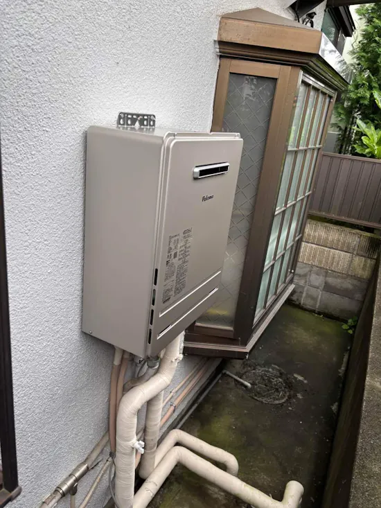 工事後　茨城県土浦市のお客様のガス給湯器工事