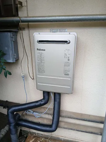 茨城県石岡市のお客様のガス給湯器工事