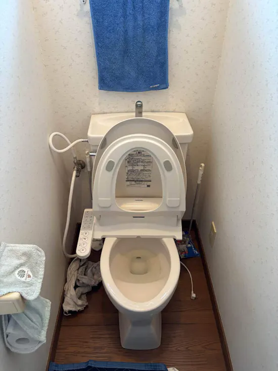 工事前　茨城県つくばみらい市のお客様のトイレ工事