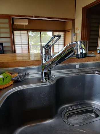 茨城県北茨城市のお客様のキッチン水栓交換工事