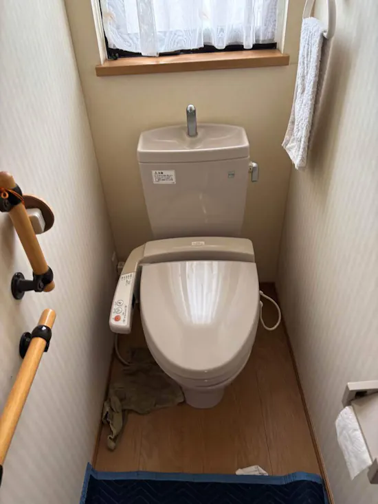 工事前　茨城県取手市のお客様のトイレ工事