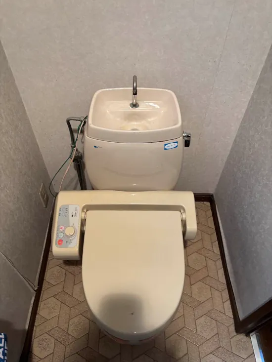 工事前　茨城県土浦市のお客様のトイレ工事