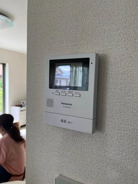 工事前　埼玉県久喜市のお客様のTVドアホン交換工事