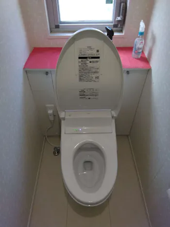 東京都羽村市のお客様のトイレ工事